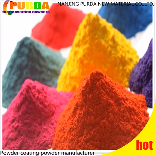 Recubrimiento en polvo de poliéster puro industrial para acabado metálico